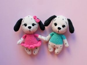 Amigurumi dalmatian dog free pattern | Amigurumi Space