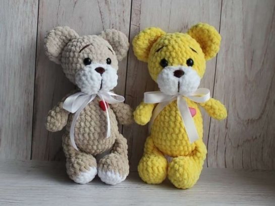 Amigurumi plush bear crochet pattern | Amigurumi Space