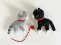 Crochet tiny kitten amigurumi