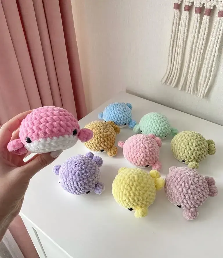 Amigurumi cute whale Amigurumi cute whale