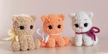 Crochet little kitten