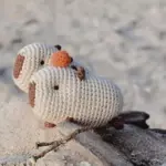 Cute capybara amigurumi
