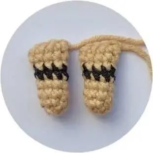 Amigurumi cat: arms Amigurumi cat arms