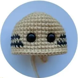 Crochet cat: head Crochet cat head