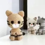 Crochet little cat amigurumi