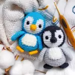 Amigurumi mini penguin