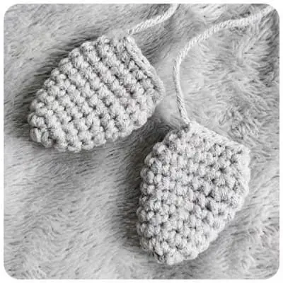 Amigurumi penguin wings