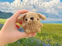 Amigurumi puppy dog