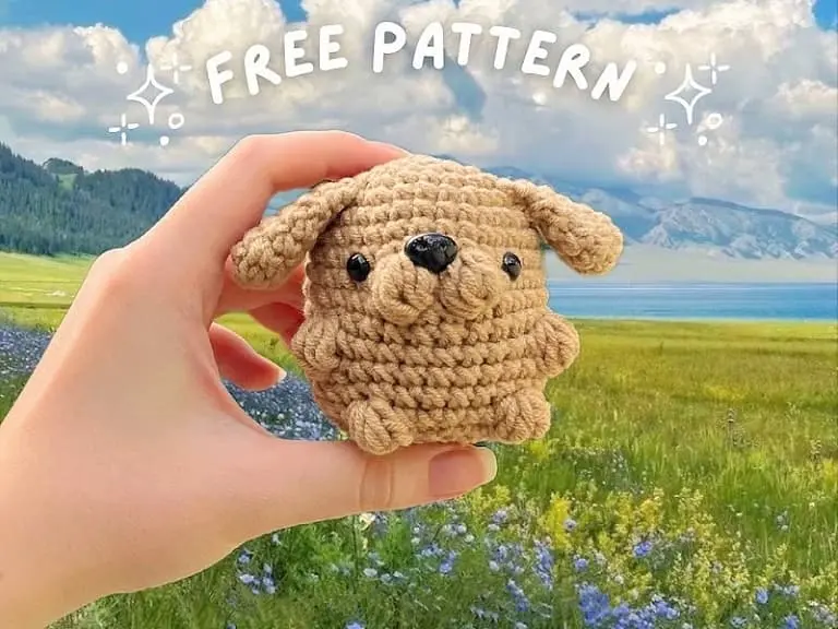 Amigurumi puppy dog
