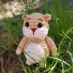 Crochet little hamster amigurumi