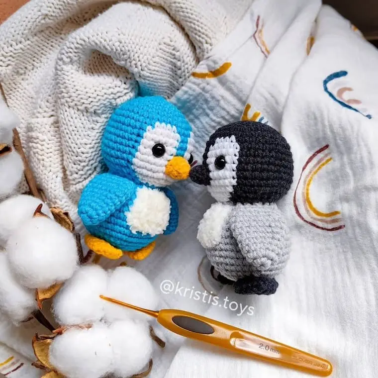 Crochet penguin amigurumi