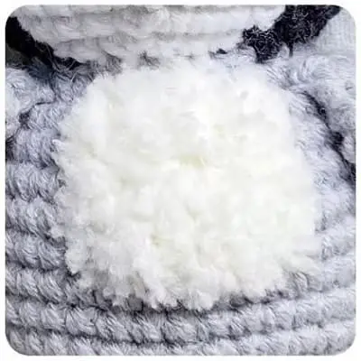 Crochet penguin chest