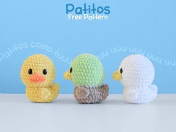 Crochet sweet duck amigurumi