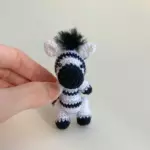 Amigurumi mini zebra