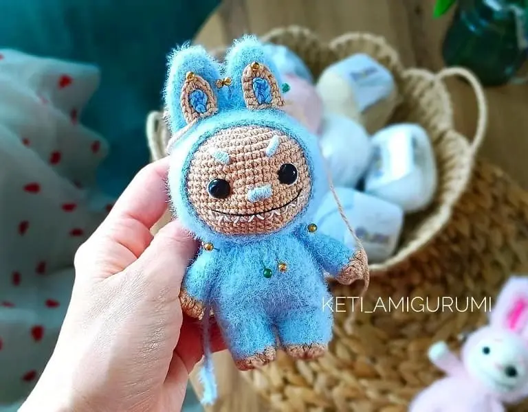 Crochet Labubu amigurumi