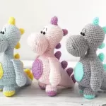 Crochet dinosaur amigurumi