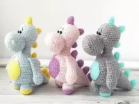 Crochet dinosaur amigurumi