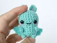 Crochet mini bat amigurumi