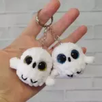 Amigurumi owl keychain