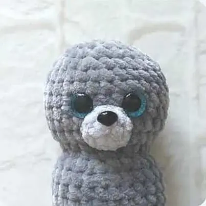 Crochet little cat pattern: head Crochet little cat pattern head