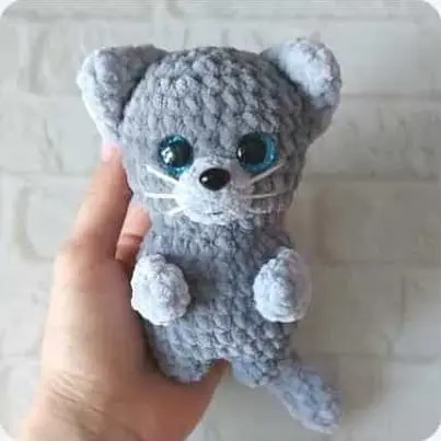 Crochet little plush cat Crochet little plush cat