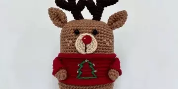 Rudolph the reindeer crochet pattern