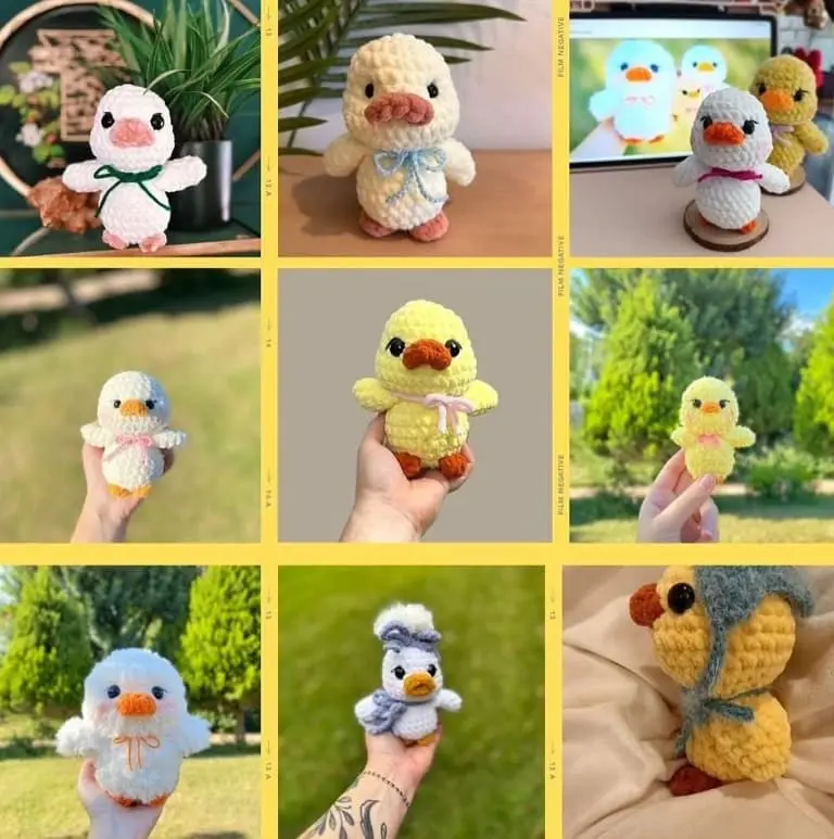 Crochet ducks amigurumi