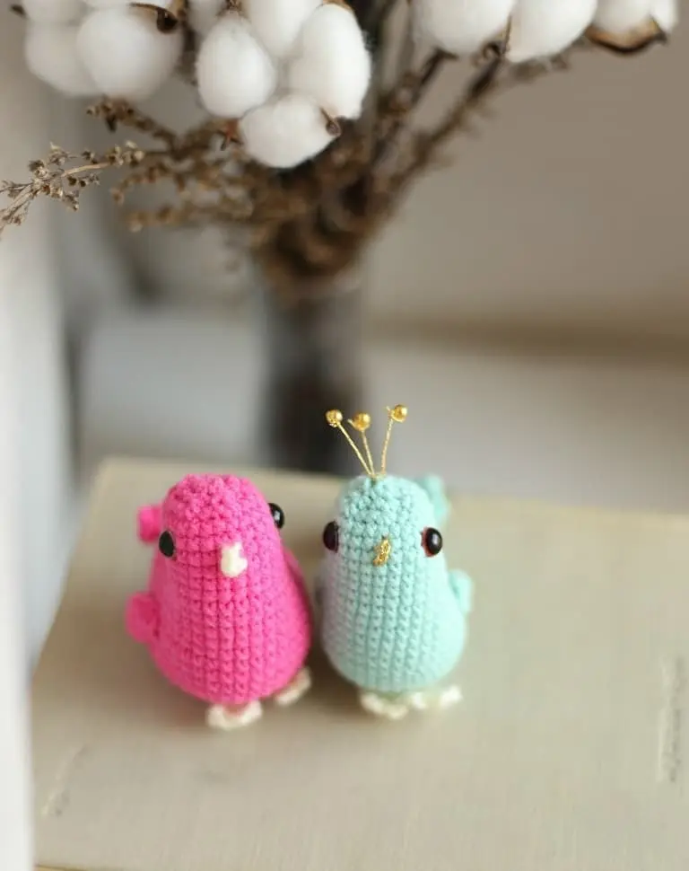 Crochet little birds