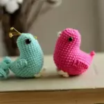 Little spring birds amigurumi