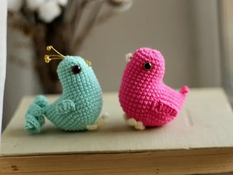 Little spring birds amigurumi