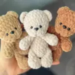 Little plush bear amigurumi