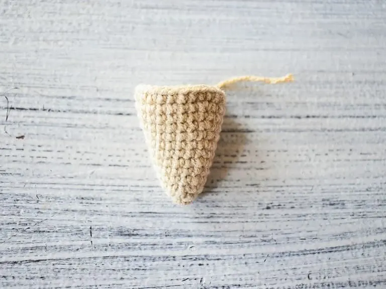Crochet ice cream cone