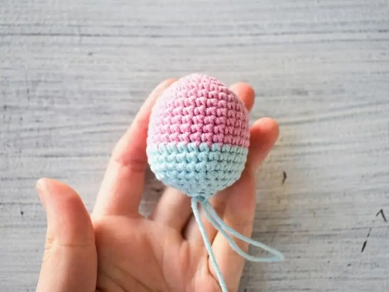 Crochet pig mermaid head and body