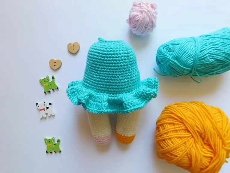 Amigurumi cat dress frill Amigurumi cat dress frill
