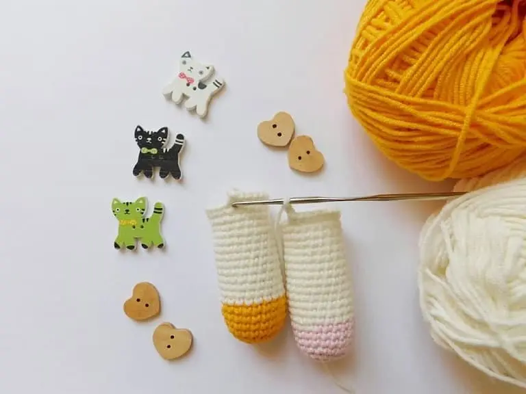 Amigurumi cat legs Amigurumi cat legs