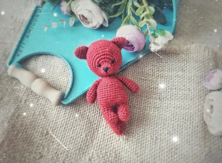 Crochet mini fox amigurumi