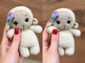 Cute little sheep amigurumi crochet pattern